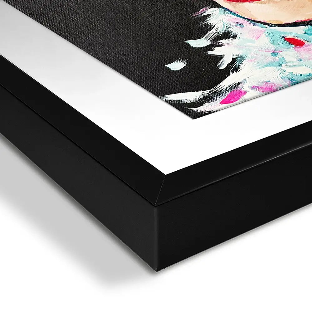 Kate Moss More Square Framed Art Print Kate Moss More Square Framed Art Print wall art product Juliet Stockton