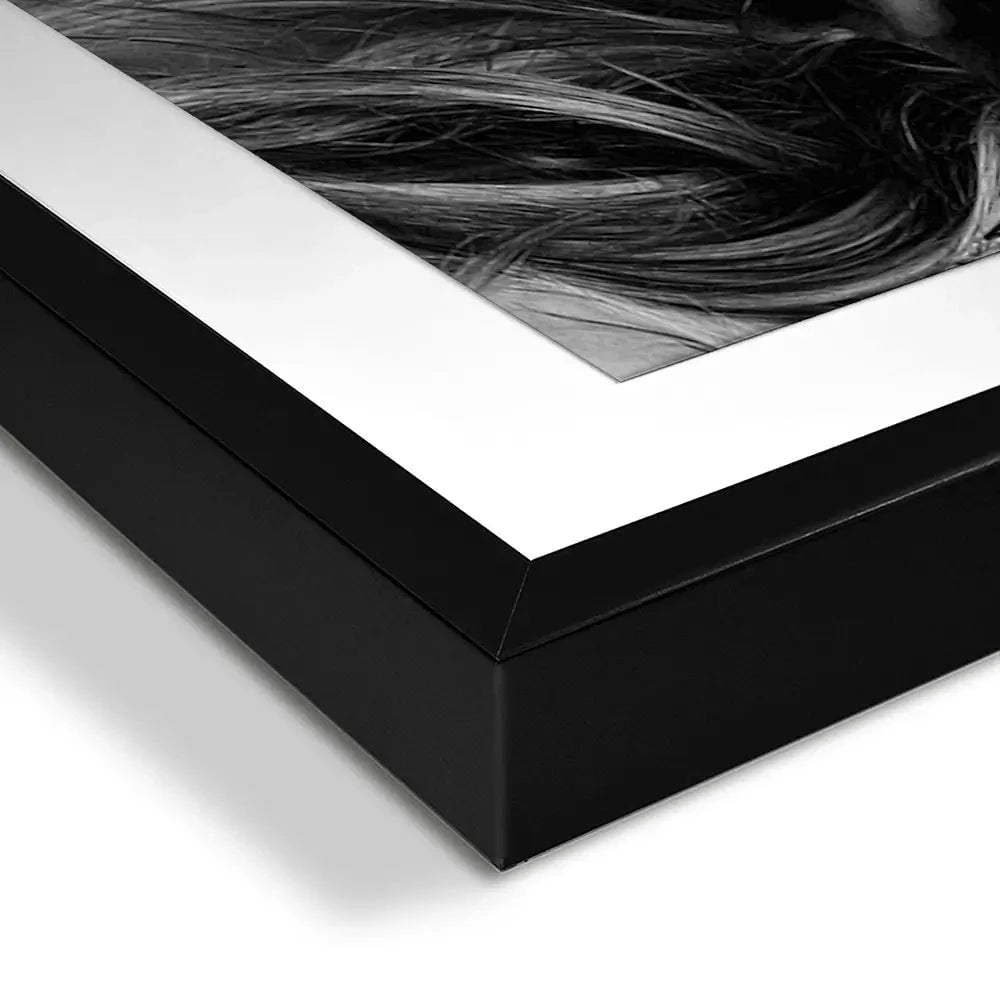 Kate Moss Moustache Framed Art Print Kate Moss Moustache Framed Art Print wall art product S Megalos