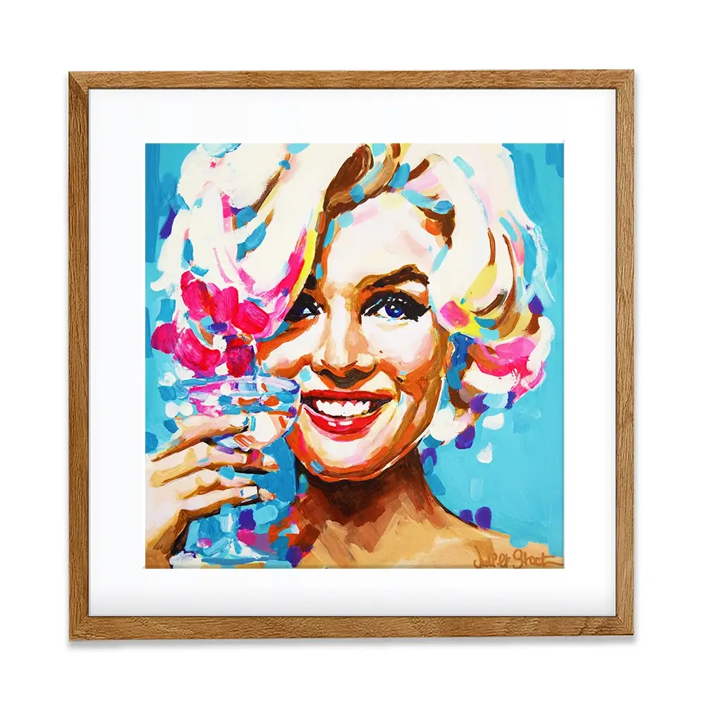 Keep Smiling Square Framed Art Print Keep Smiling Square Framed Art Print wall art product Juliet Stockton