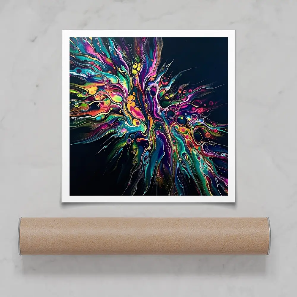 Kinetic Flow Square Art Print Kinetic Flow Square Art Print wall art product David Alexander Elder