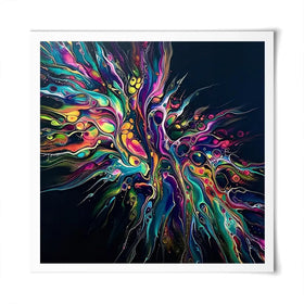Kinetic Flow Square Art Print Kinetic Flow Square Art Print wall art product David Alexander Elder