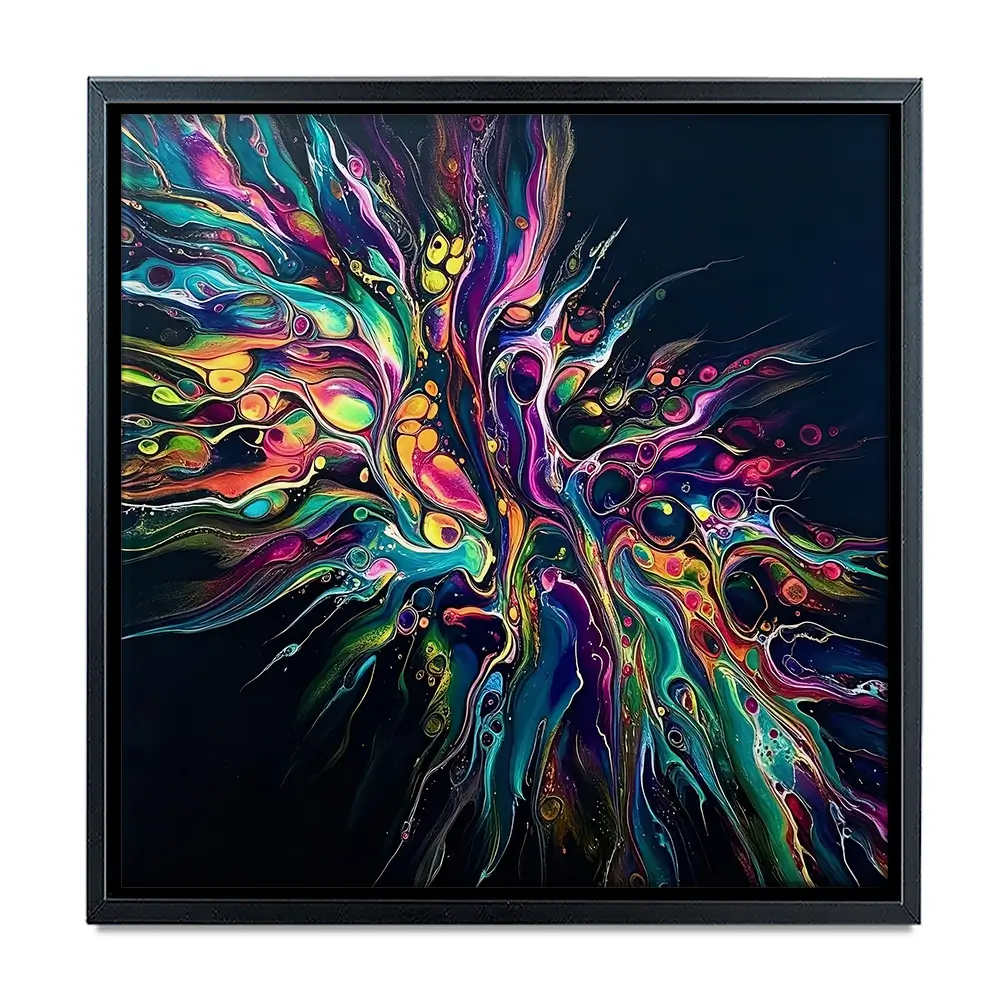 Kinetic Flow Square Canvas Print Kinetic Flow Square Canvas Print wall art product David Alexander Elder