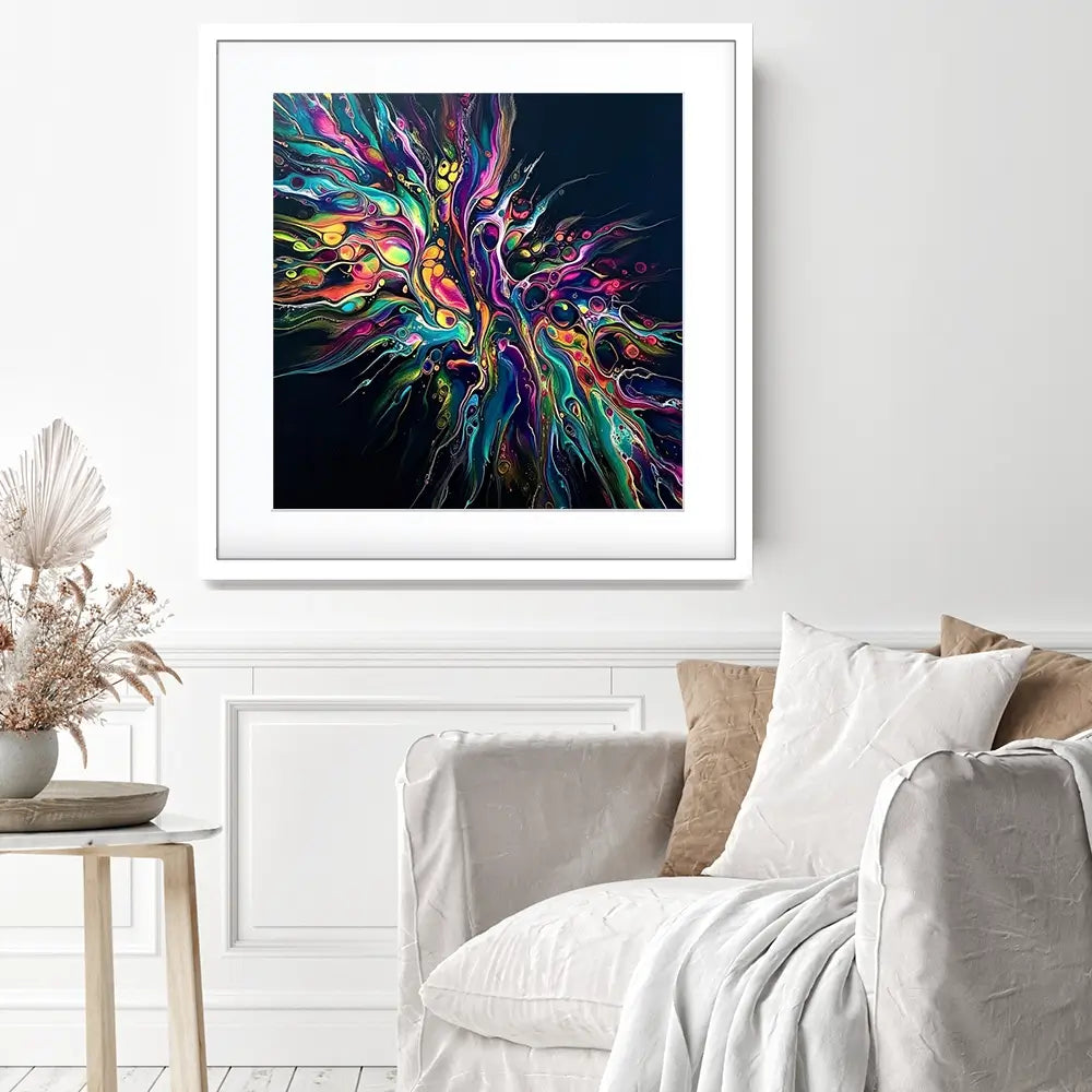 Kinetic Flow Square Framed Art Print Kinetic Flow Square Framed Art Print wall art product David Alexander Elder