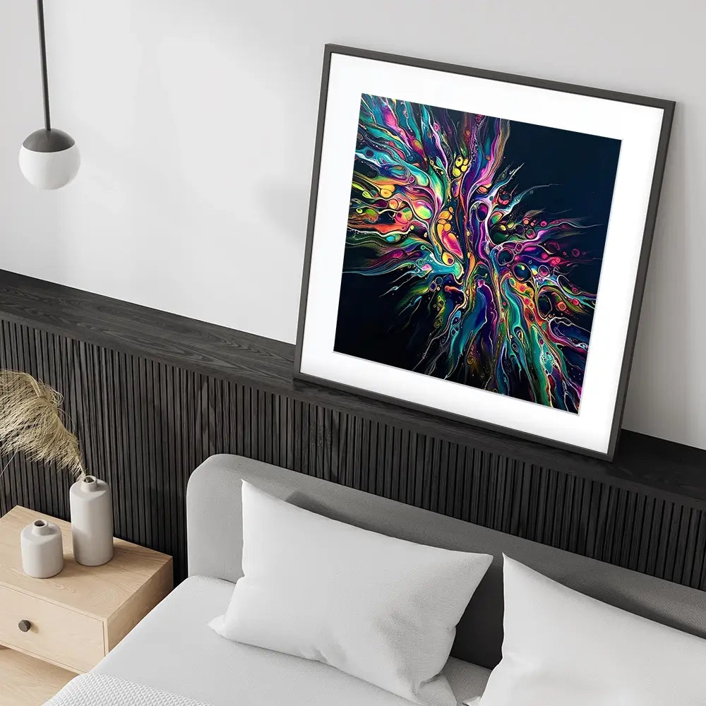 Kinetic Flow Square Framed Art Print Kinetic Flow Square Framed Art Print wall art product David Alexander Elder