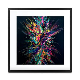 Kinetic Symphony Square Framed Art Print Kinetic Symphony Square Framed Art Print wall art product David Alexander Elder