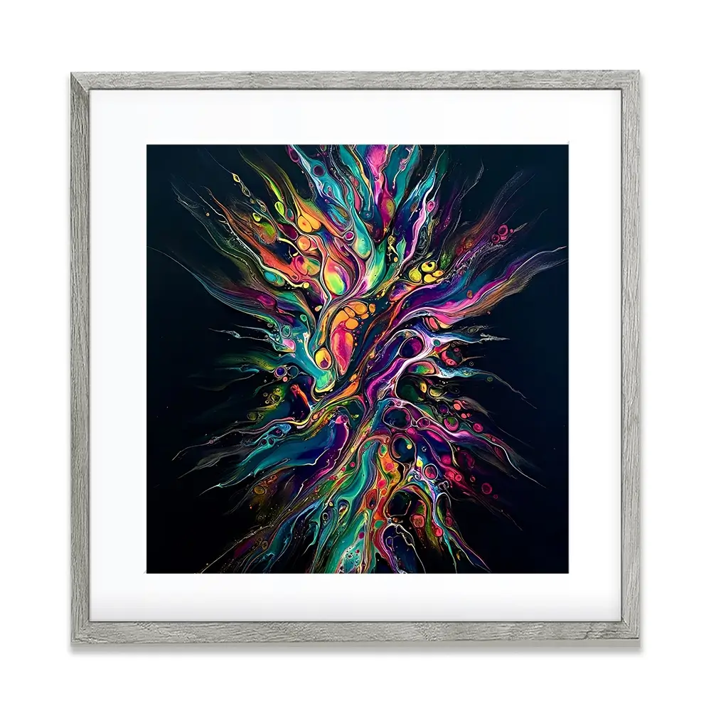 Kinetic Symphony Square Framed Art Print Kinetic Symphony Square Framed Art Print wall art product David Alexander Elder