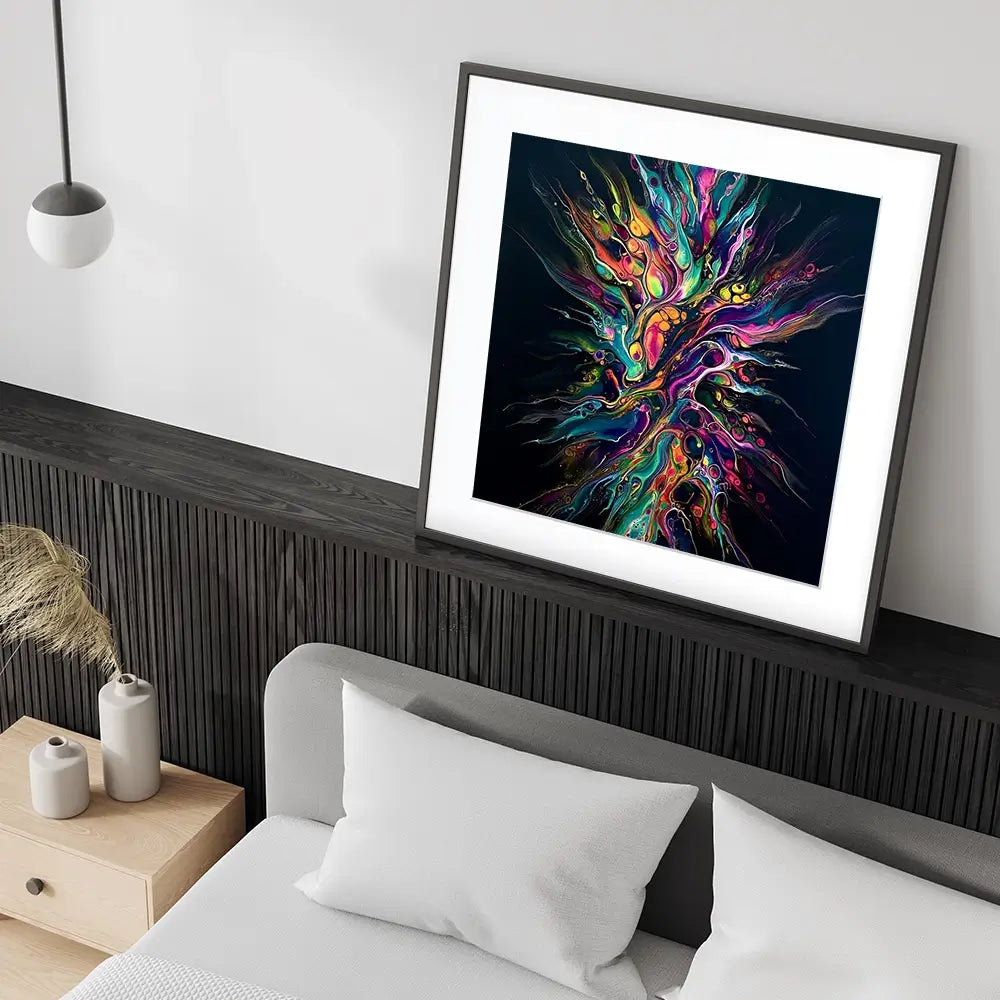 Kinetic Symphony Square Framed Art Print Kinetic Symphony Square Framed Art Print wall art product David Alexander Elder