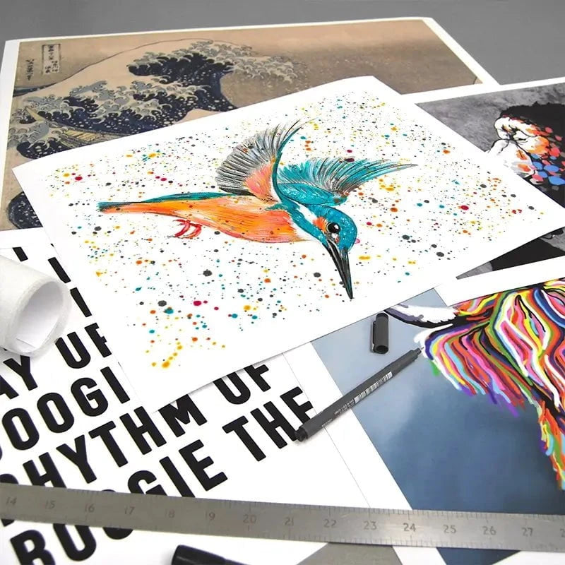 Kingfisher King Art Print Kingfisher King Art Print wall art product Emma LC Art