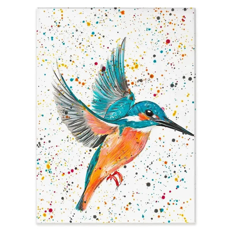 Kingfisher King Canvas Print Kingfisher King Canvas Print wall art product Emma LC Art