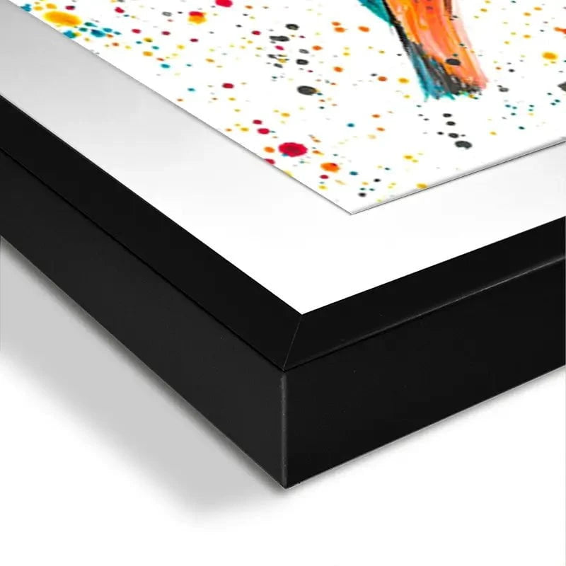 Kingfisher King Framed Art Print Kingfisher King Framed Art Print wall art product Emma LC Art