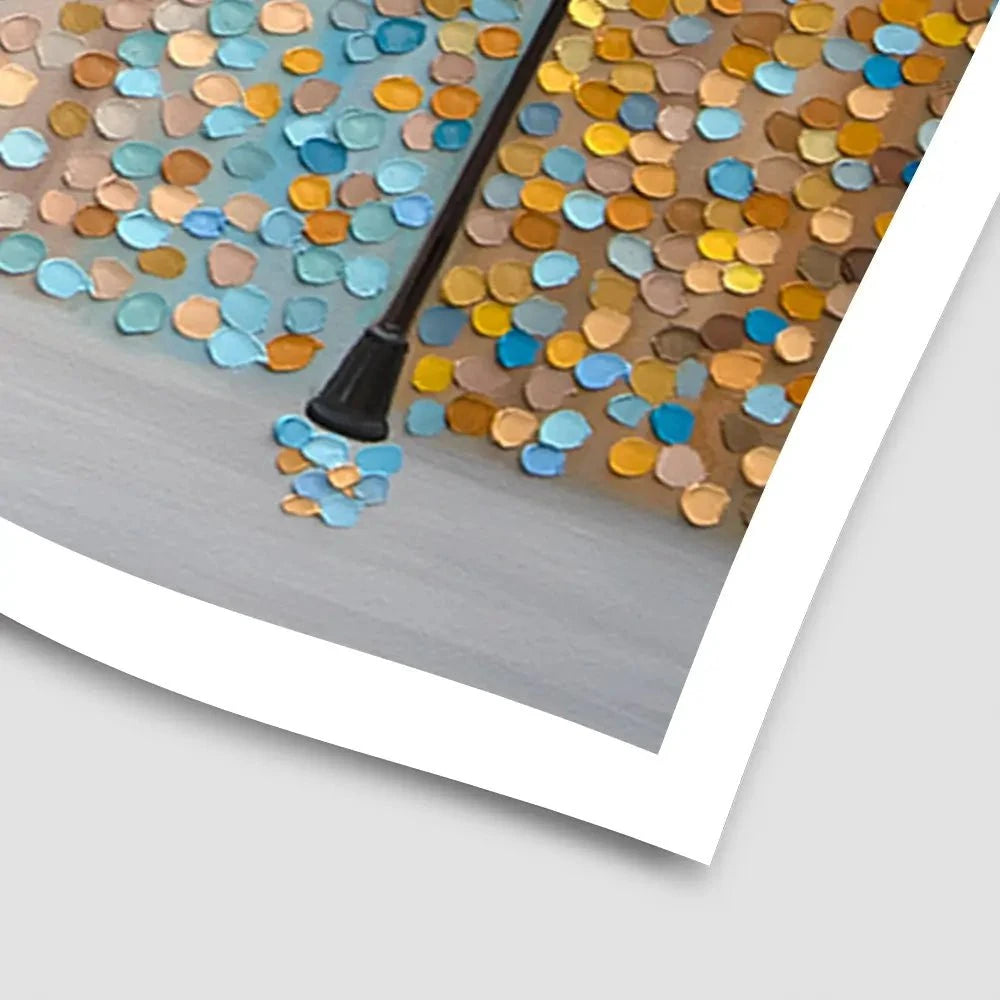 Kiss Under The Golden Rain Art Print Kiss Under The Golden Rain Art Print wall art product Ekaterina Ermilkina