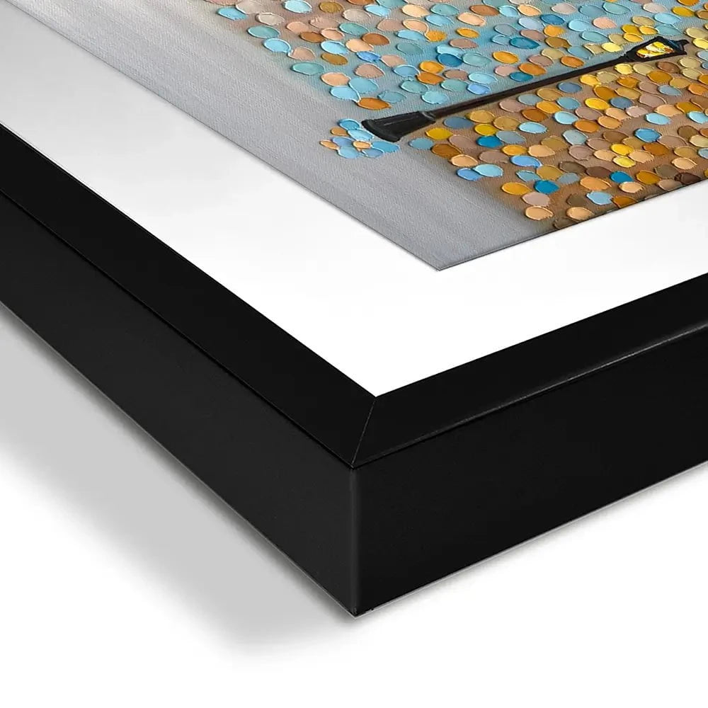 Kiss Under The Golden Rain Framed Art Print Kiss Under The Golden Rain Framed Art Print wall art product Ekaterina Ermilkina