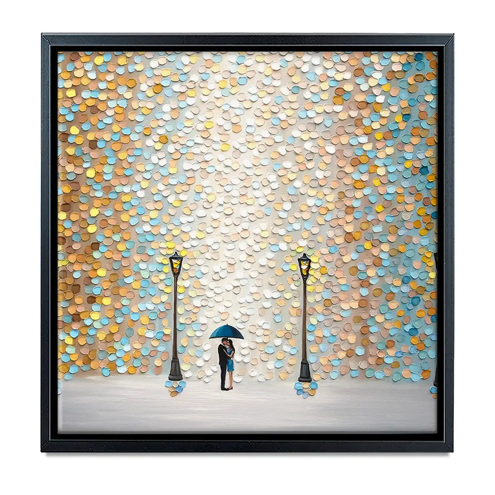 Kiss Under The Golden Rain Oversized Canvas Print Kiss Under The Golden Rain Oversized Canvas Print wall art product Art Print Shop