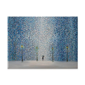 Kiss Under The Rain Canvas Print Kiss Under The Rain Canvas Print wall art product Ekaterina Ermilkina