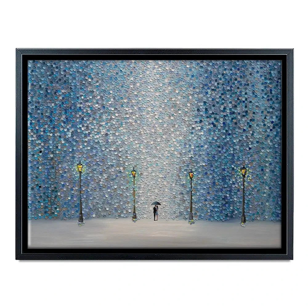 Kiss Under The Rain Canvas Print Kiss Under The Rain Canvas Print wall art product Ekaterina Ermilkina