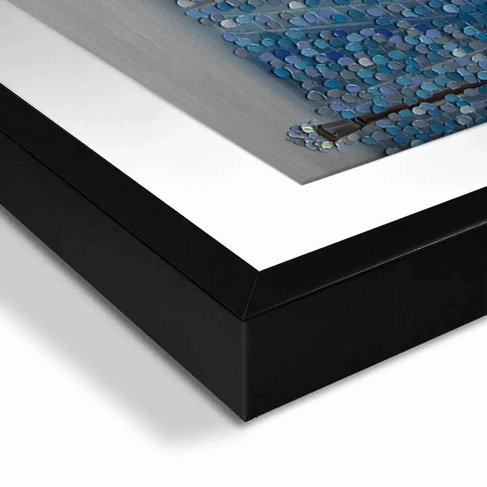 Kiss Under The Rain Framed Art Print Trio Kiss Under The Rain Framed Art Print Trio wall art product Ekaterina Ermilkina