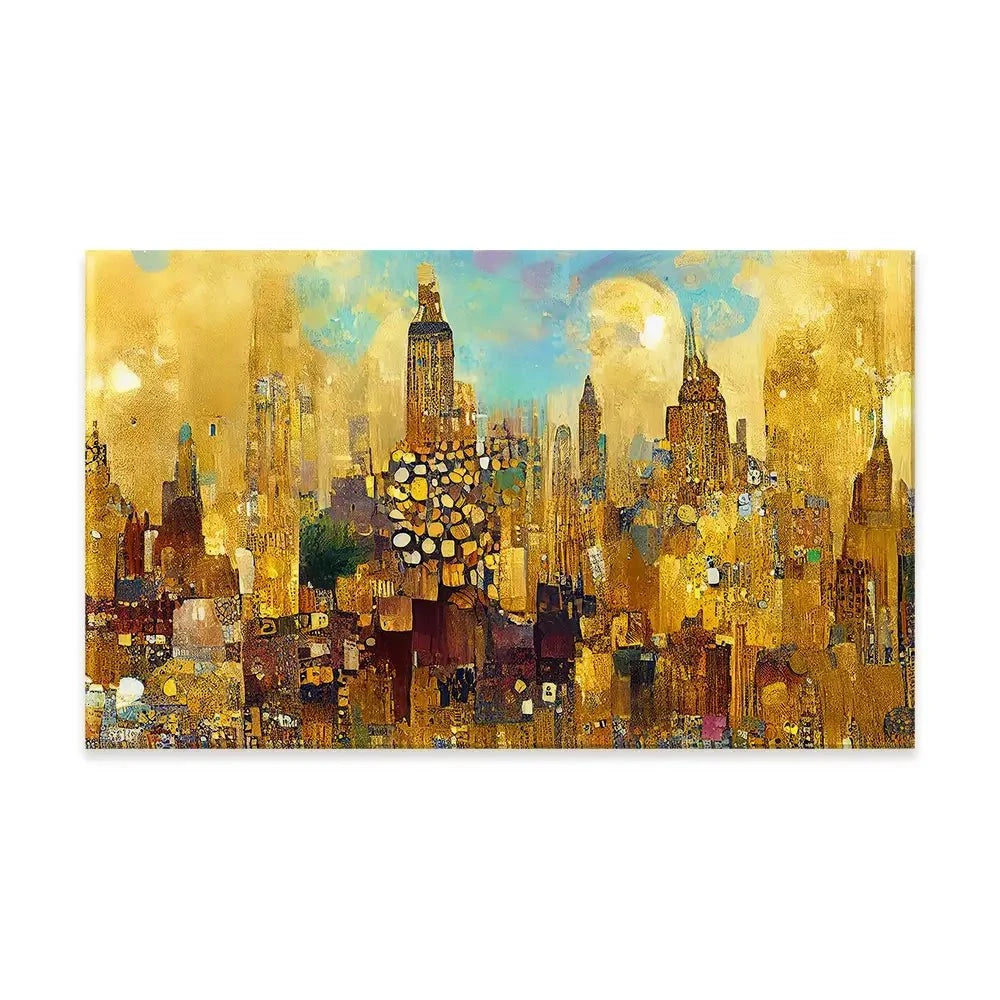Klimt Style City Canvas Print Klimt Style City Canvas Print wall art product J. Waleson Photo / Shutterstock