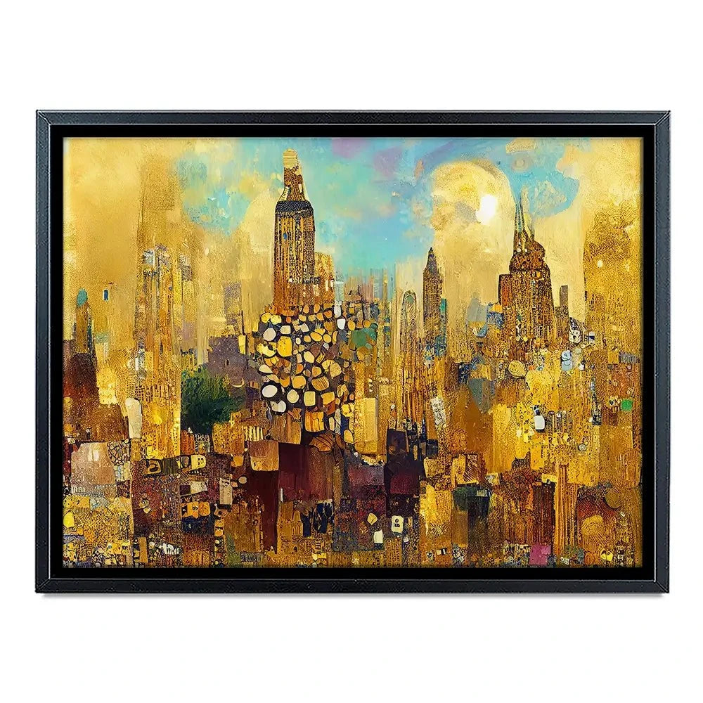 Klimt Style City Canvas Print Klimt Style City Canvas Print wall art product J. Waleson Photo / Shutterstock