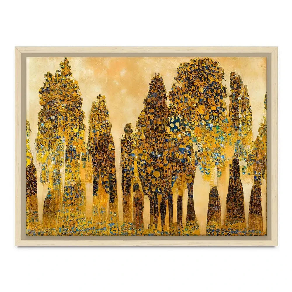 Klimt Style Trees Canvas Print Klimt Style Trees Canvas Print wall art product J. Waleson Photo / Shutterstock