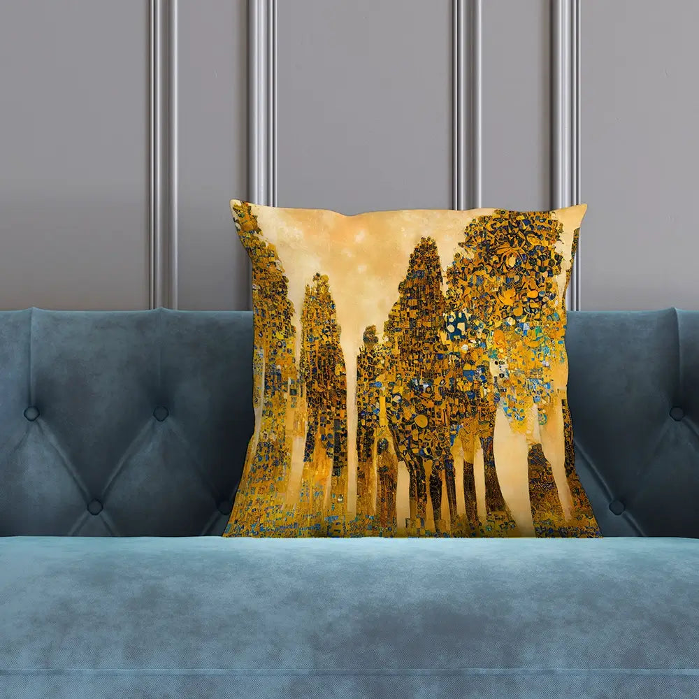 Klimt Style Trees Cushion Klimt Style Trees Cushion wall art product J. Waleson Photo / Shutterstock