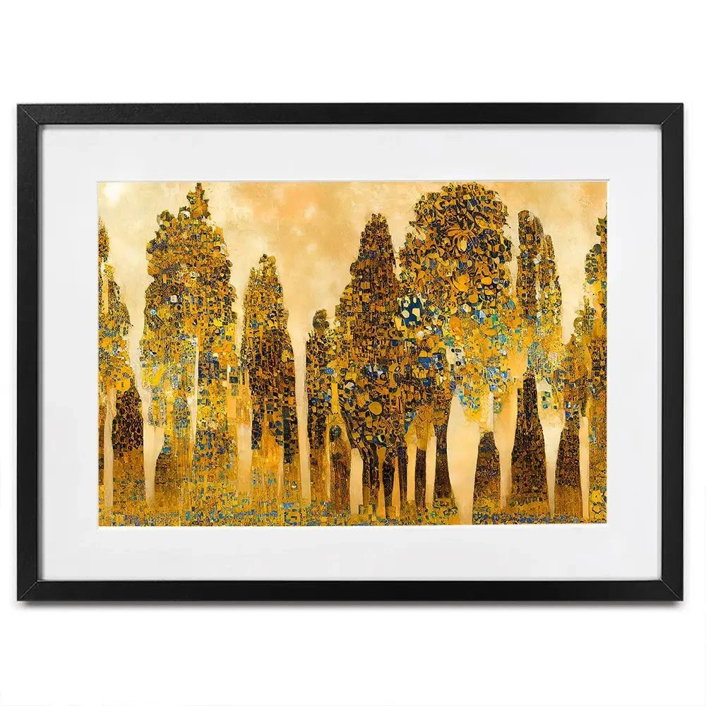 Klimt Style Trees Framed Art Print Klimt Style Trees Framed Art Print wall art product J. Waleson Photo / Shutterstock