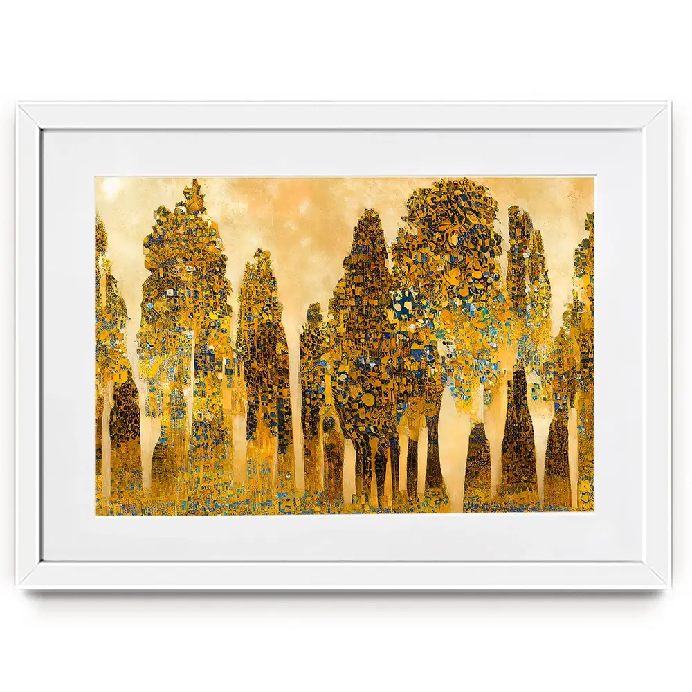 Klimt Style Trees Framed Art Print Klimt Style Trees Framed Art Print wall art product J. Waleson Photo / Shutterstock