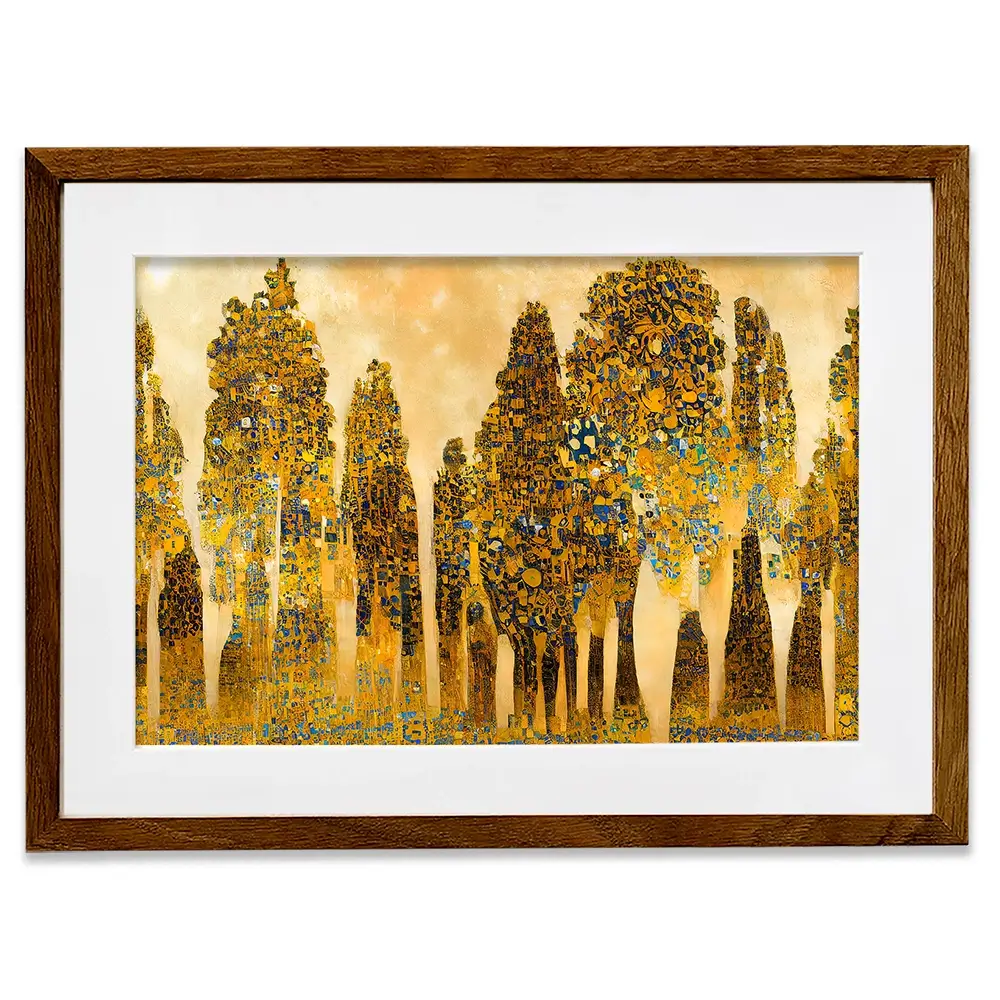 Klimt Style Trees Framed Art Print Klimt Style Trees Framed Art Print wall art product J. Waleson Photo / Shutterstock