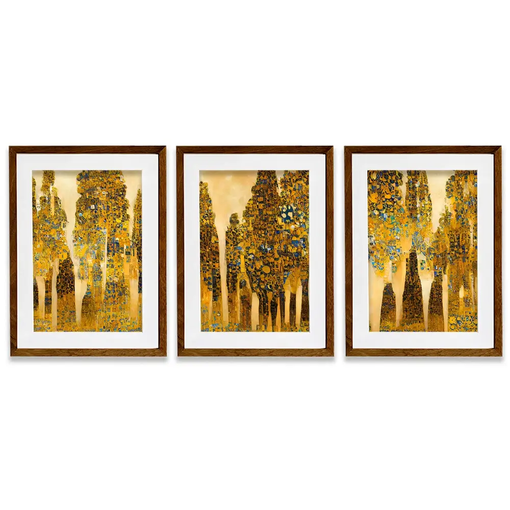 Klimt Style Trees Framed Art Print Trio Klimt Style Trees Framed Art Print Trio wall art product J. Waleson Photo / Shutterstock