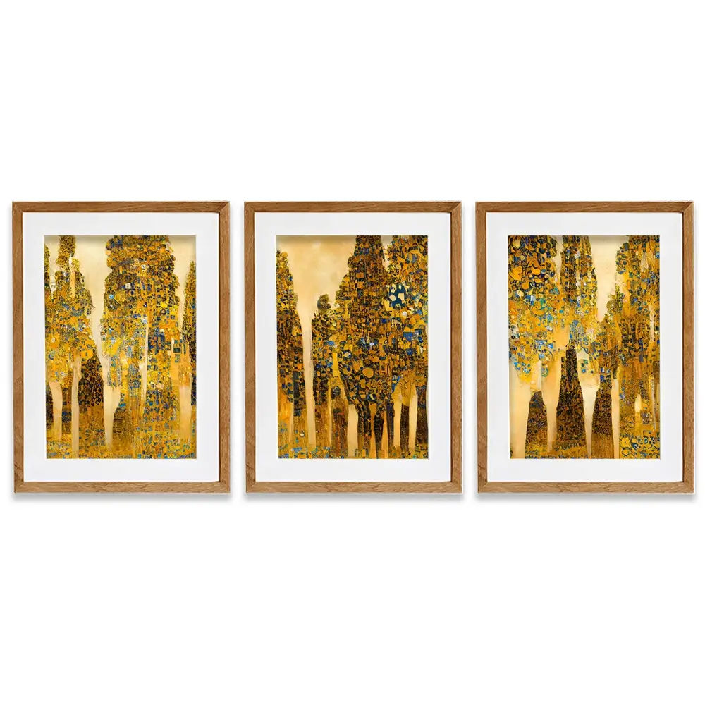 Klimt Style Trees Framed Art Print Trio Klimt Style Trees Framed Art Print Trio wall art product J. Waleson Photo / Shutterstock
