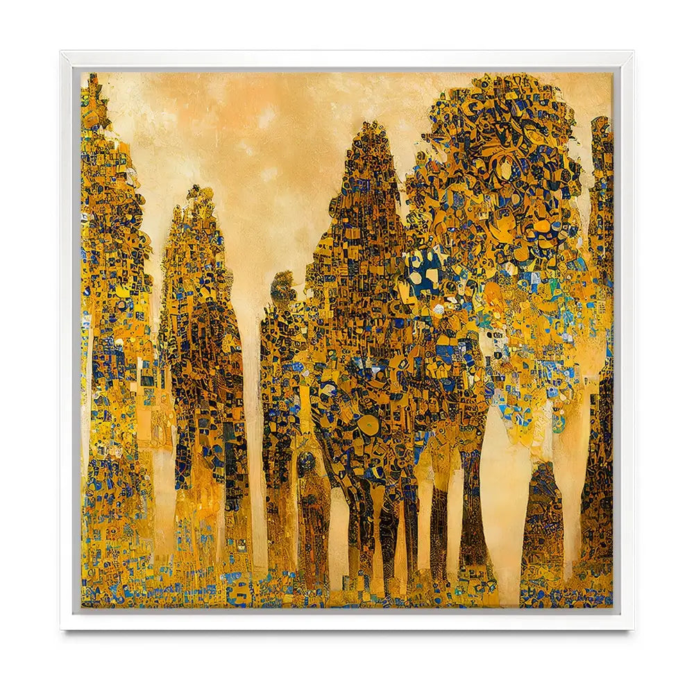 Klimt Style Trees Oversized Canvas Print Klimt Style Trees Oversized Canvas Print wall art product Art Print Shop