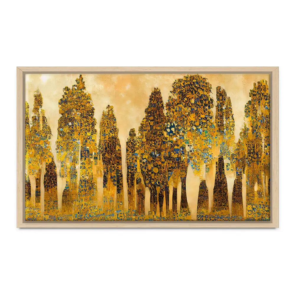 Klimt Style Trees Oversized Canvas Print Klimt Style Trees Oversized Canvas Print wall art product Art Print Shop