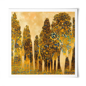 Klimt Style Trees Square Art Print Klimt Style Trees Square Art Print wall art product J. Waleson Photo / Shutterstock