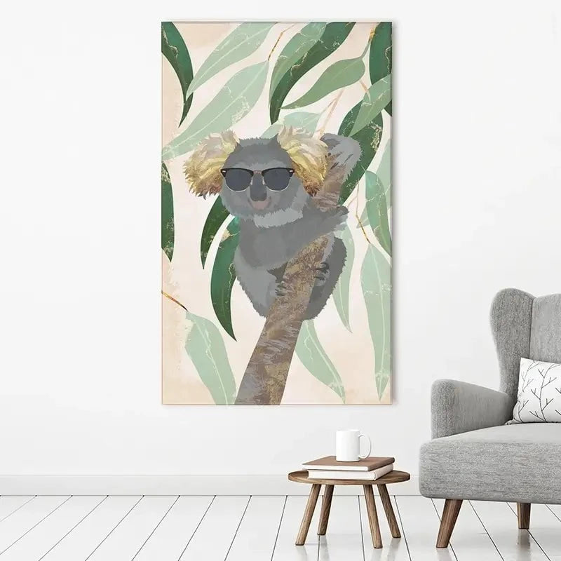 Koala In The Tree Canvas Print Koala In The Tree Canvas Print wall art product Sarah Manovski