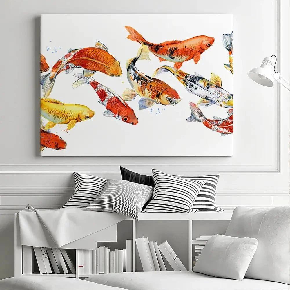 Koi Carp Canvas Print Koi Carp Canvas Print wall art product Faenkova Elena / Shutterstock