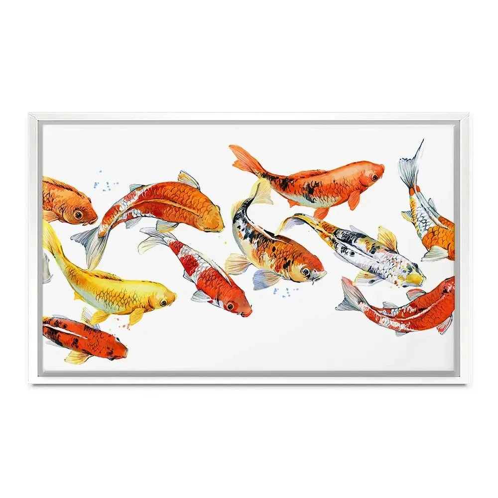 Koi Carp Canvas Print Koi Carp Canvas Print wall art product Faenkova Elena / Shutterstock