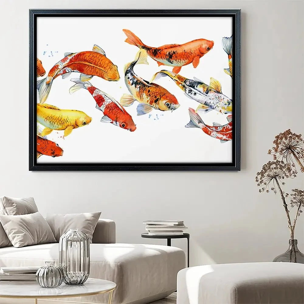 Koi Carp Canvas Print Koi Carp Canvas Print wall art product Faenkova Elena / Shutterstock