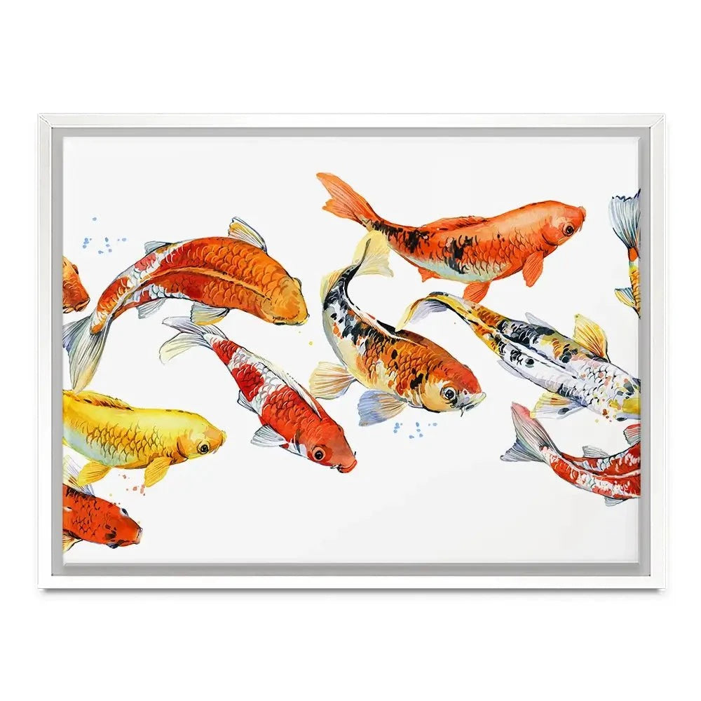 Koi Carp Canvas Print Koi Carp Canvas Print wall art product Faenkova Elena / Shutterstock