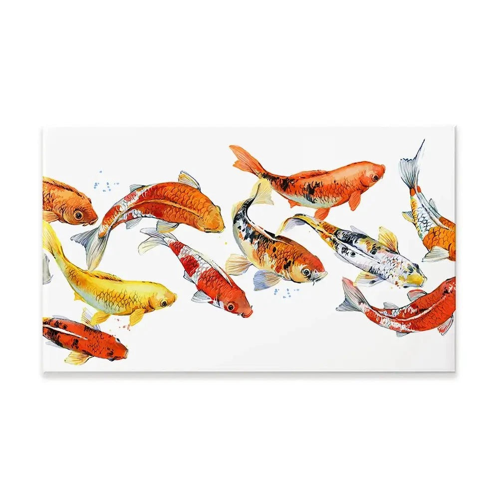 Koi Carp Canvas Print Koi Carp Canvas Print wall art product Faenkova Elena / Shutterstock