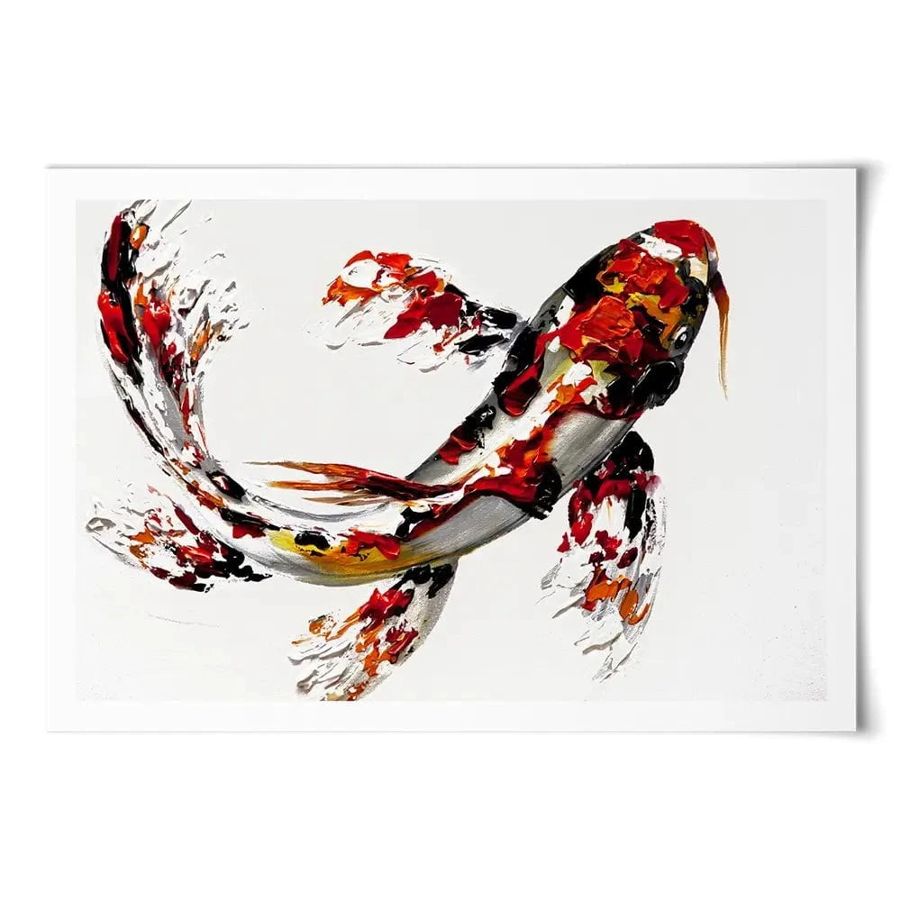 Koi Fish Art Print Koi Fish Art Print wall art product Osnat Tzadok