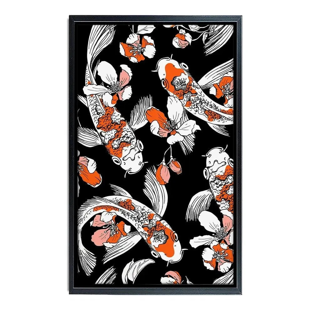 Koi Portrait Canvas Print Koi Portrait Canvas Print wall art product Afishka / Shutterstock