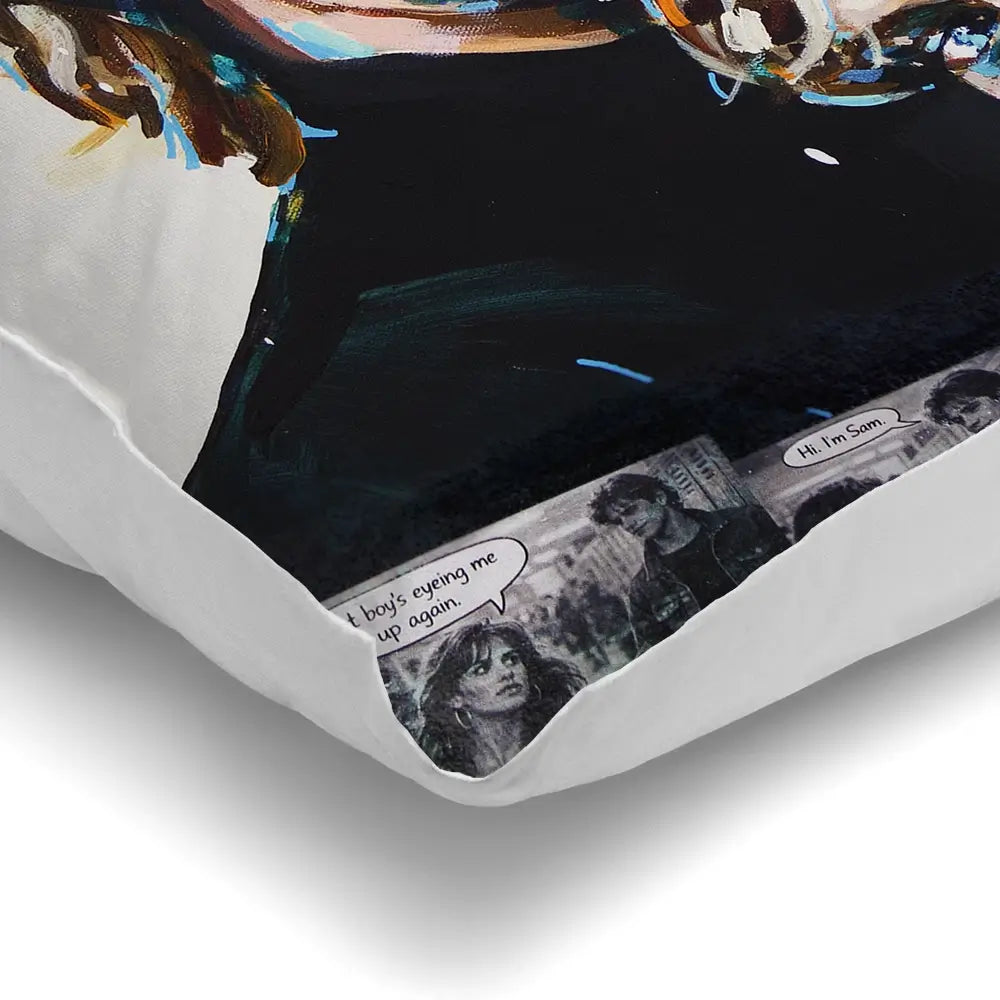 Kylie And Jason My Guy Cushion Kylie And Jason My Guy Cushion wall art product Juliet Stockton