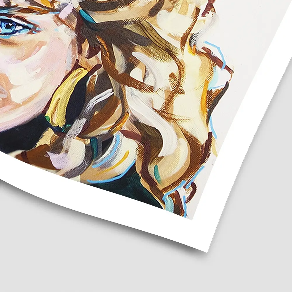 Kylie And Jason My Guy Square Art Print Kylie And Jason My Guy Square Art Print wall art product Juliet Stockton