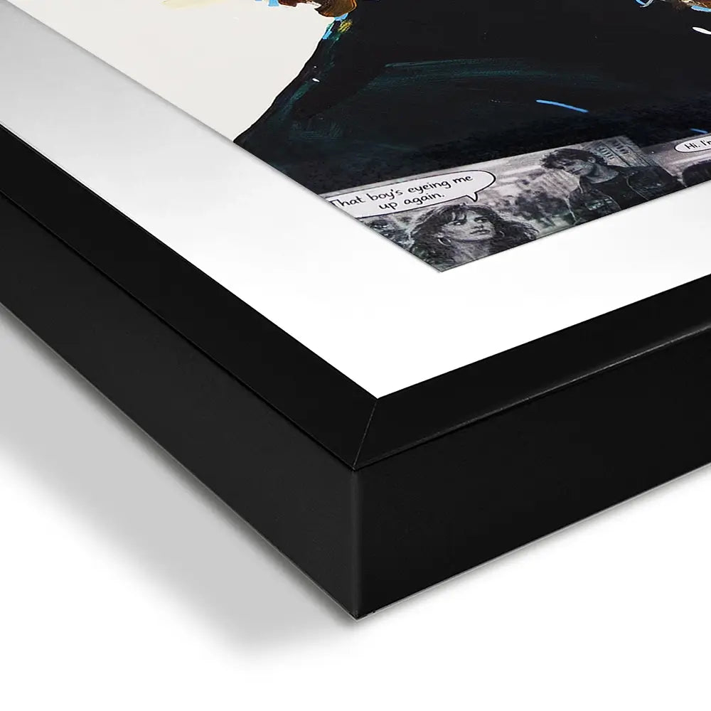 Kylie And Jason My Guy Square Framed Art Print Kylie And Jason My Guy Square Framed Art Print wall art product Juliet Stockton
