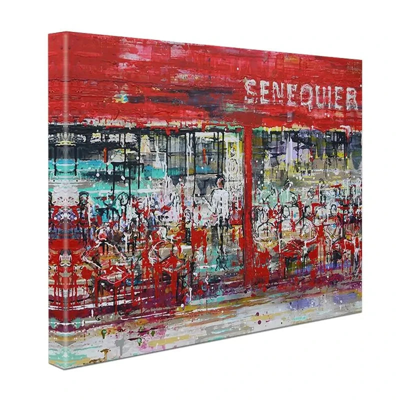 La Terrasse De Senequier Canvas Print La Terrasse De Senequier Canvas Print wall art product Studio Paint-Ing