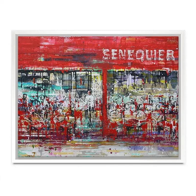La Terrasse De Senequier Canvas Print La Terrasse De Senequier Canvas Print wall art product Studio Paint-Ing