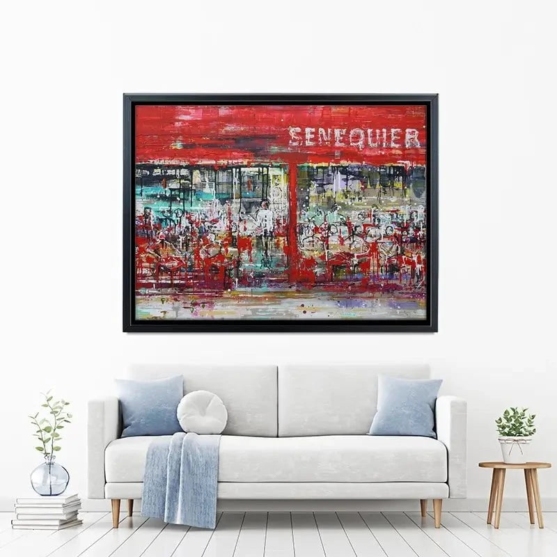 La Terrasse De Senequier Canvas Print La Terrasse De Senequier Canvas Print wall art product Studio Paint-Ing