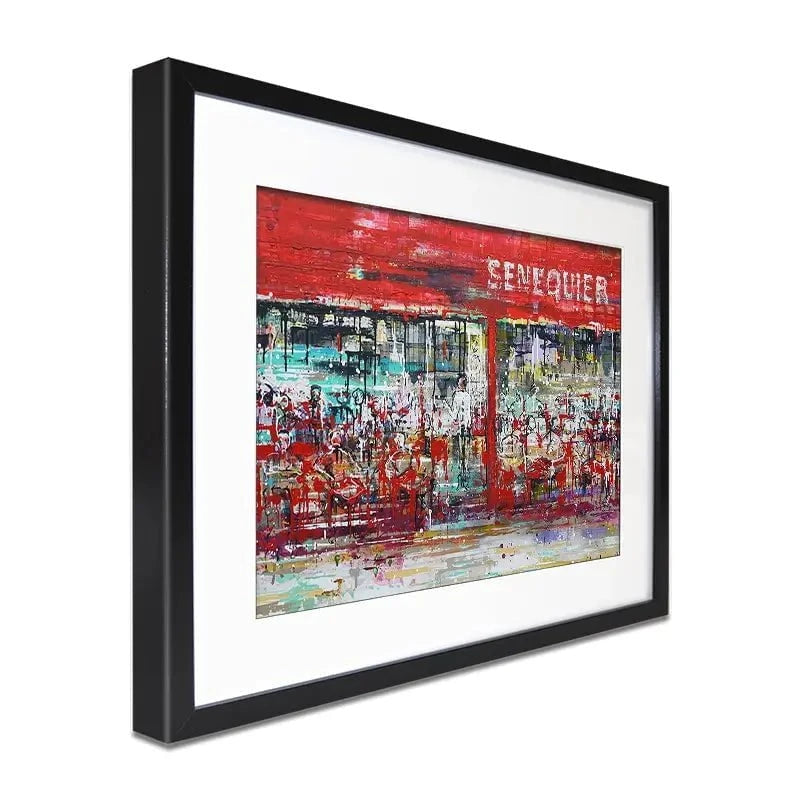 La Terrasse De Senequier Framed Art Print La Terrasse De Senequier Framed Art Print wall art product Studio Paint-Ing