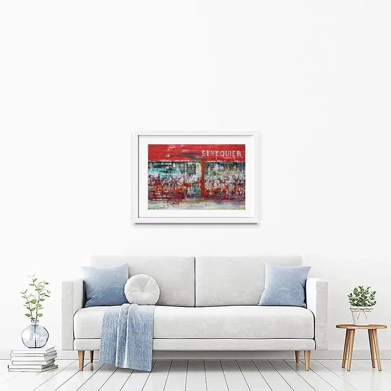 La Terrasse De Senequier Framed Art Print La Terrasse De Senequier Framed Art Print wall art product Studio Paint-Ing