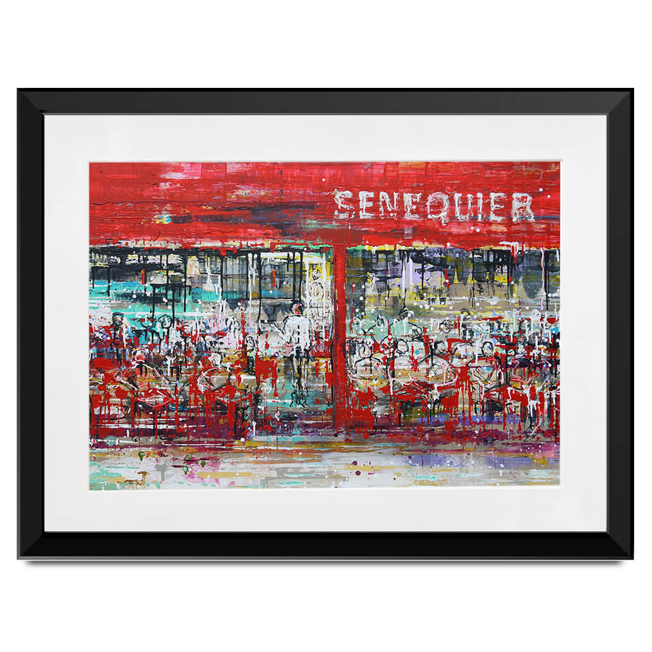 La Terrasse De Senequier Framed Art Print La Terrasse De Senequier Framed Art Print wall art product Studio Paint-Ing