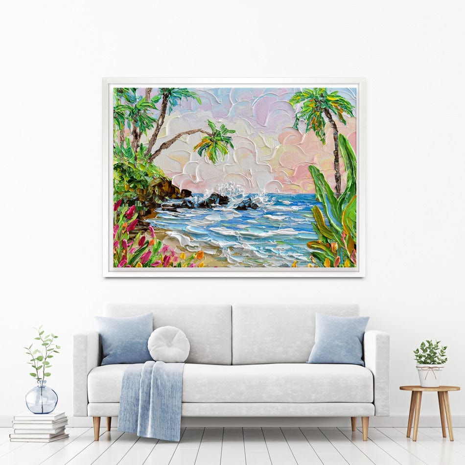 Laguna Canvas Print wall art product Olga Tkachyk